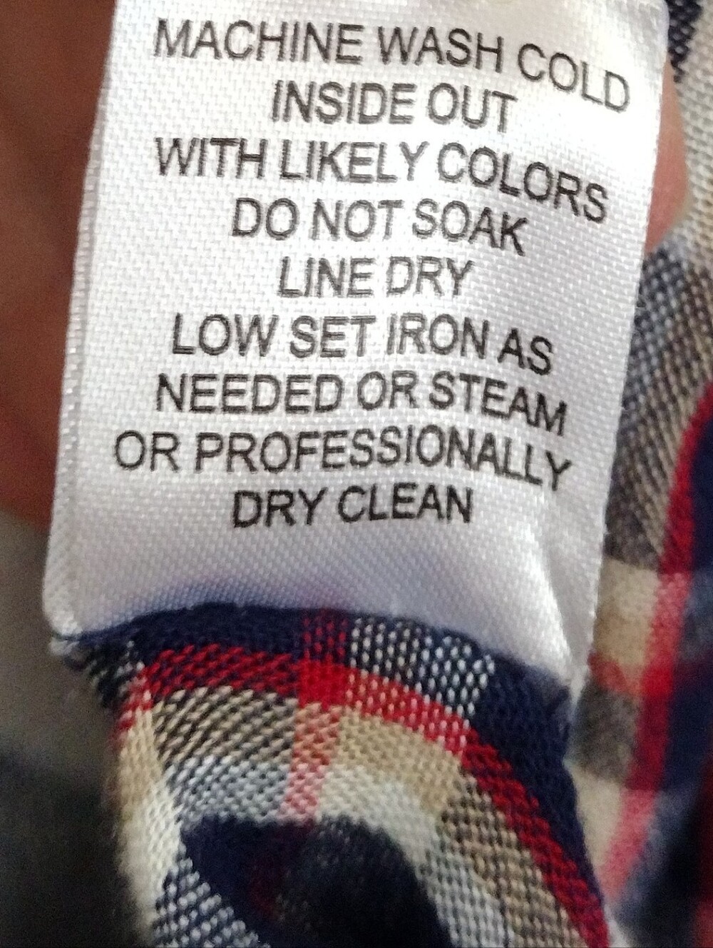 Hester & Orchard Anthropologie Plaid Rayon Button-Up Shirt Navy White Red Medium - Picture 8 of 11
